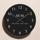 Recherche de noir et blanc horloges Simple