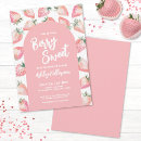 Recherche de fruits rouges invitations Mother to be