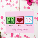 Recherche de 16ème anniversaire cartes Rose