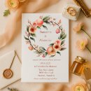 Recherche de fleurs de pêche invitations Romantique