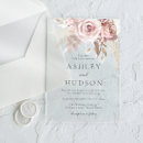 Recherche de gris rose mariage invitations Boho