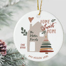 Zoek naar huis verwarmen ornamenten Eerste kerst thuis