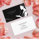 Recherche de silhouette femme cartes visite Professionnel