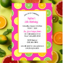 Recherche de tranche de citron invitations Rose