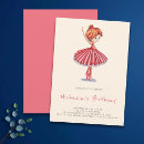 Recherche de de ballerine anniversaire invitations Tutu rose