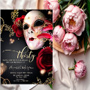 Recherche de masque rouge invitations Rose