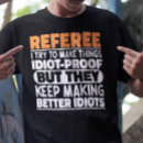 Recherche de arbitre drôle tshirts Sports