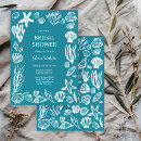 Recherche de simple beach bridal shower invitations Plage