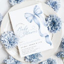 Recherche de ruban bleu invitations Bébé garçon