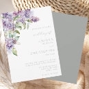 Recherche de lilac invitations Romantique