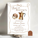 Recherche de amour café invitations Bride