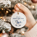Recherche de bleu de flocon de neige ornements New parents