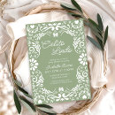 Recherche de papier invitations Vert sauge