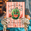 Recherche de moderne halloween invitations Jack o lanterne
