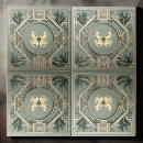 Recherche de feuille vintage carreaux Vert sauge