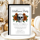 Recherche de avec le crâne halloween invitations Noir orange