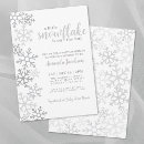 Recherche de flocons neige invitations Mother to be
