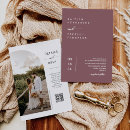 Recherche de qr code mariage invitations Moderne