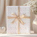 Recherche de vintage baby shower papier cadeau Fleur sauvage