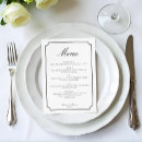Zoek naar menu sjabloon bruiloften Klassiek