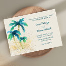Recherche de mint mariage invitations Tropical