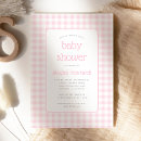 Recherche de gingham baby shower fille invitations Pour tous
