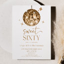 Recherche de pour 60 anniversaire invitations Minimaliste