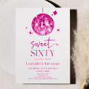 Recherche de 60ans anniversaire invitations Minimaliste