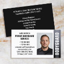 Recherche de garde de sécurité cartes visite Videur