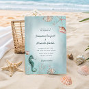 Recherche de bords de la mer invitations Aquarelle