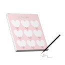 Recherche de coeurs blancs blocsnotes Romantique