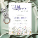 Recherche de nature baby shower invitations Aquarelle florale