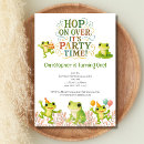 Recherche de de grenouille anniversaire invitations Boy