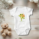 Recherche de grenouille mignonne bébé vêtements Aquarelle