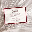Recherche de rouge foncé invitations Romantique