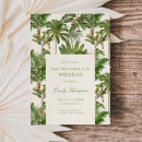 Recherche de motif palmier invitations Pour elle