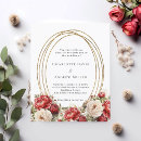 Recherche de cadre fleuri invitations Classique