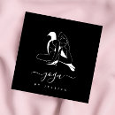 Recherche de pose yoga cartes visite Minimaliste