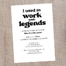 Recherche de légende invitations Fête de la retraite