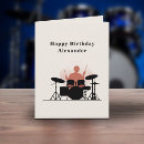 Recherche de batterie anniversaire cartes Musicien