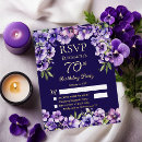Recherche de arrière plan violet invitations Pour elle