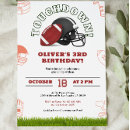 Recherche de sport 1ans anniversaire invitations Football américain
