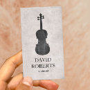 Recherche de violoniste cartes visite Professionnel