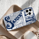 Recherche de sardines iphone coques Bleu