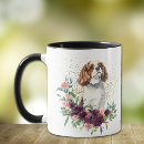 Recherche de cavalier king charles spaniel tasses Aquarelle