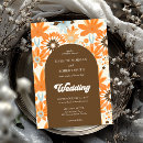 Recherche de orange brun invitations Aquarelle