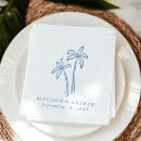 Recherche de palmier mariage serviettes Minimaliste