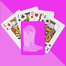 Recherche de cowboy jeux de cartes Rose