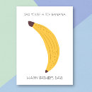 Recherche de banane vœux cartes Moderne