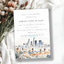 Recherche de los angeles californie invitations Aquarelle